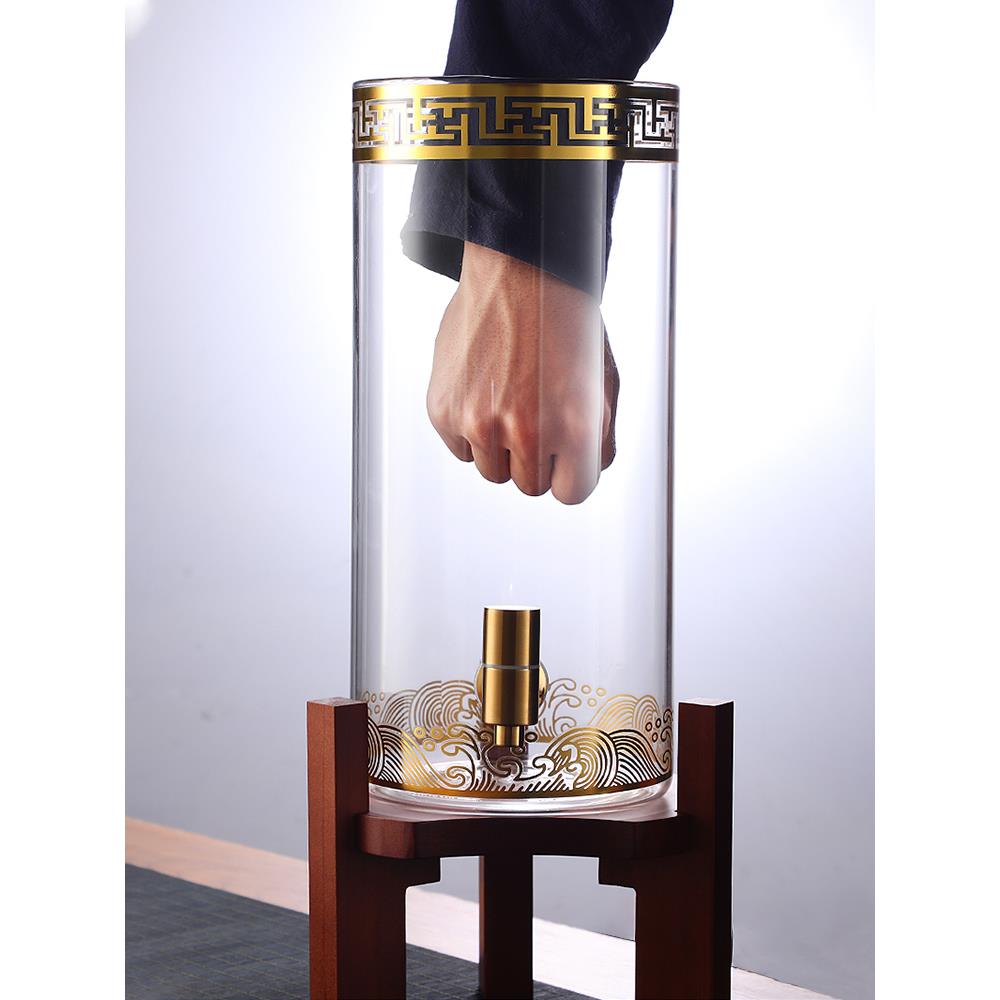 家用酿酒罐药酒罐泡酒玻璃瓶泡酒专用酒瓶酒坛子带龙头高端泡酒罐