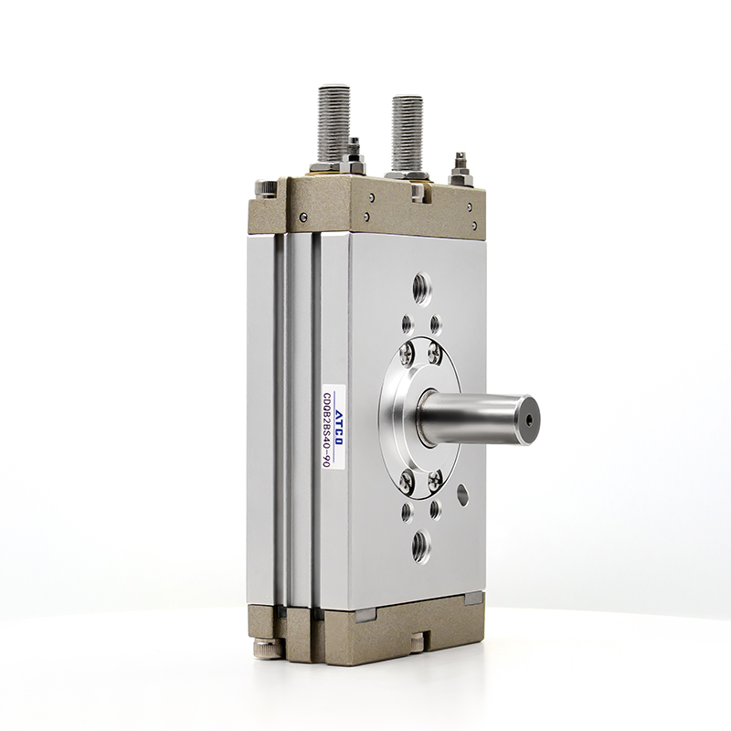 旋转气缸摆台气缸CRQ2BS CDRQ2B10 15 20 30 40-90 180度角度可调