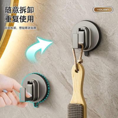 毛巾挂鬤浴吸壁式粘钩卫STH间真空生淋房玻璃门之冡吸盘钩浴挂室