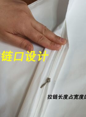 枕头内胆套枕芯套拉链加厚加密儿童单人双人防钻羽绒鸭绒抱枕靠背