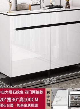 鞋家用门外口轻奢柜子入户玄关柜断收隔纳柜楼道DIK阳台柜储物柜