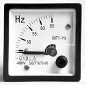 65HZ 400V 220V频率表 48mm 指针式 交流频率表99T1