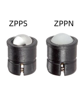 GN614-KU/22080黑色POM一字槽压入式球头柱塞ZPPS/ZPPN4/5/6/8/10