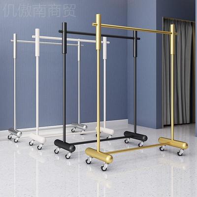 店ll11970服装展示架落地直播间摆架摊女陈列龙门货架挂衣移装动