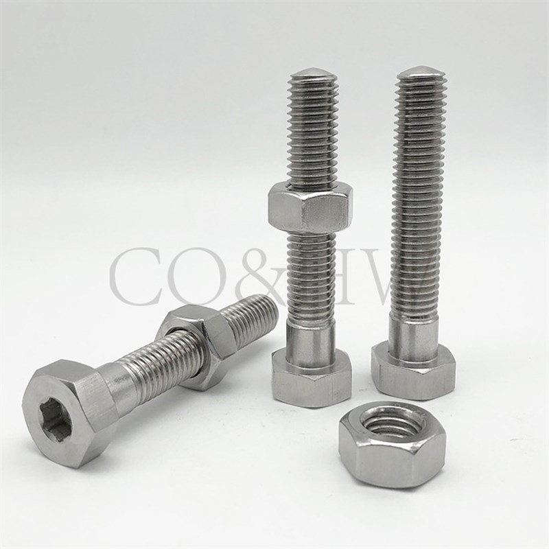 内六角孔型ANHN6/M8/M10调整螺丝组件 六角螺栓 标准牙PAT01