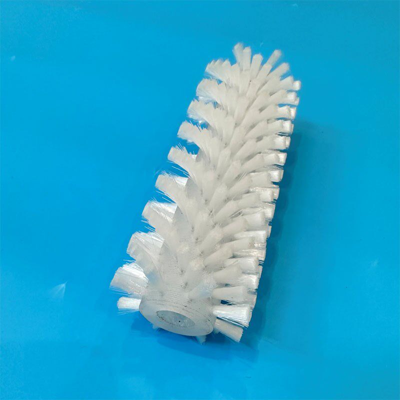 定做尼龙清洁刷滚筒毛刷小号皮带清洁毛刷辊输送带清扫器滚筒刷子