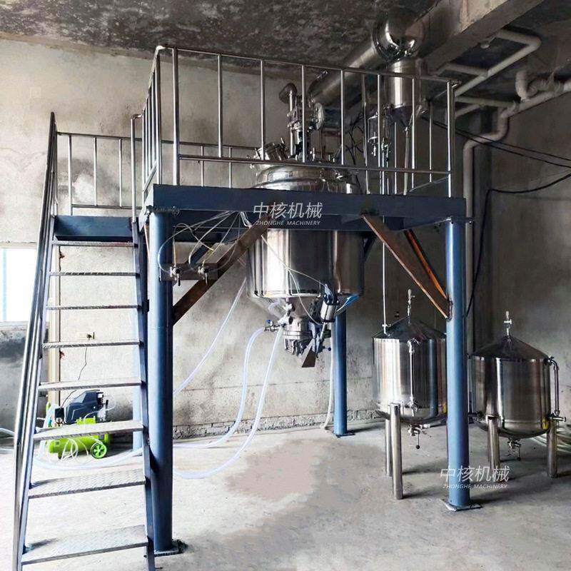 中核精油纯露提取机组精油提取成套设备JYT-1000节能卫生