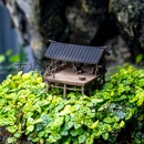 古建坊鱼缸造景微景观盆景假山古风建筑凉亭3D打印树脂摆件模型中