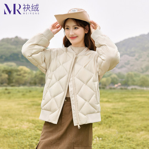 袂绒轻薄短款冬季保暖外套