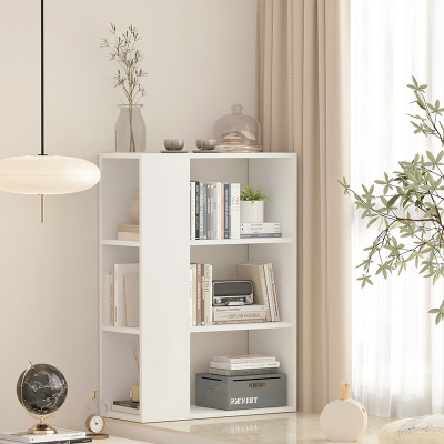 书架桌面置物架多层飘窗收纳柜阳台储物柜小型整理架客厅简易家用