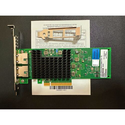 Intel原厂带蓝标X710-T2L 全新22年 双电口万兆