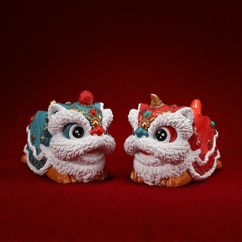 国潮醒狮摆件酒架客厅书房酒柜电视柜装饰乔迁店铺开业礼物礼品,童装/婴儿装/亲子装,泳帽,淘宝优惠券,粉丝福利购,淘宝优惠卷