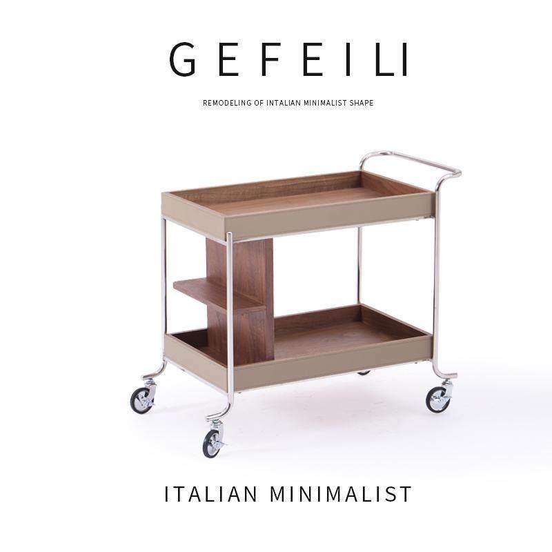 格飞力中世纪风格带轮子的可移动手推车创意沙发边桌客厅家居覆古,住宅家具,移动边几/推车,淘宝优惠券,粉丝福利购,淘宝优惠卷