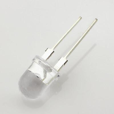 0.5w瓦8mmf8圆头聚光红光蓝绿光黄光白色超高亮led灯珠发光二极管