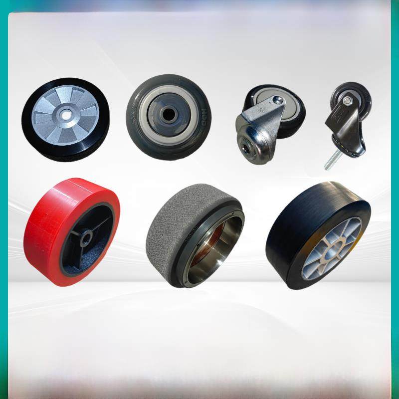 高美擦地轮配件拖地车行走轮万向轮支托轮原装大轮小轮Gm50B