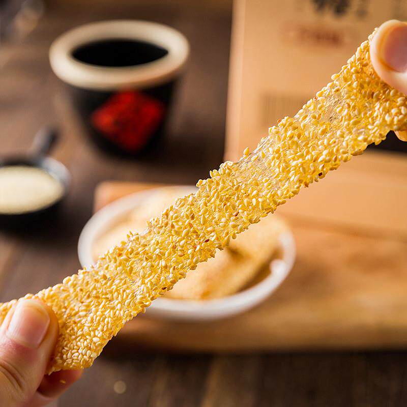 正宗店重庆特产磁器口老式正宗手工芝麻牛皮糖软糖零食400g
