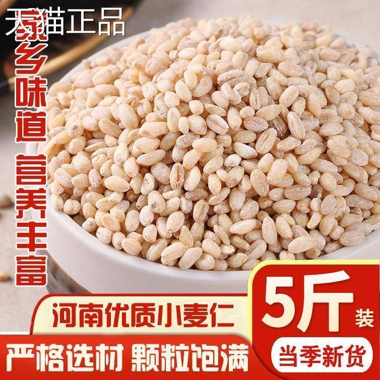 河南小麦仁去皮优质新麦仁脱壳带胚芽米粥饭煮用麦仁酵子自产新鲜