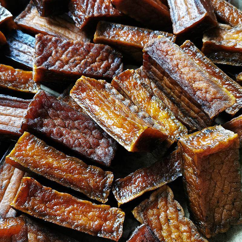 正宗农家柴火烟熏自制腊豆腐湖南特产手工香干豆干武冈白溪洛南豆