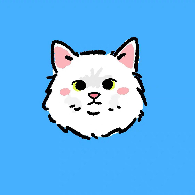卡通宠物猫狗真人照片Q版手绘