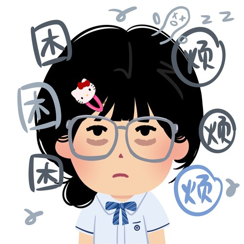 手绘真人照片二次元形象设计