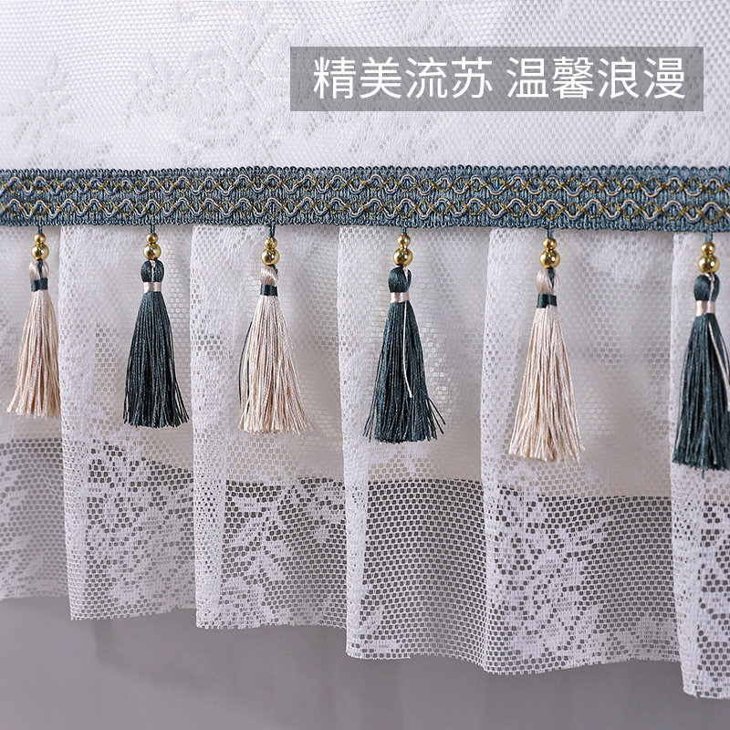 开机不取空调罩防尘套蕾丝全包挂机罩1.5匹卧室奥克王金