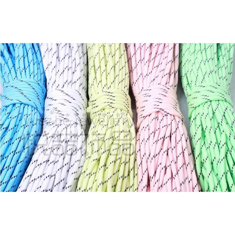 直销 户外伞绳 9芯伞绳 550夜光伞绳 反光绳 户外伞绳