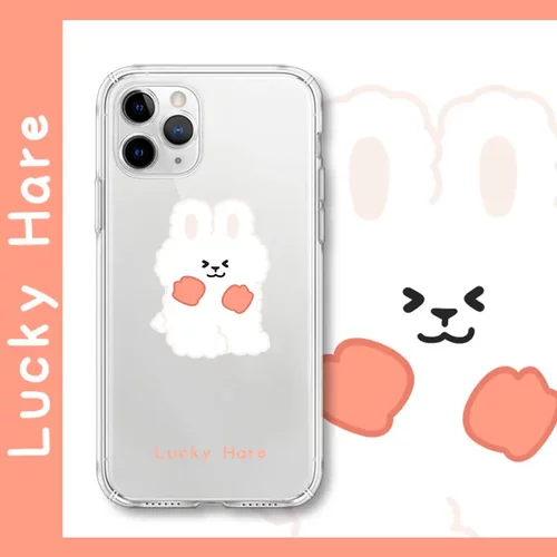 适用15pro卡通14proi精孔透明壳13/12一件11