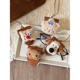 可爱ins猫咪长款墨镜挂脖项链夹带防丢眼镜童趣毛衣链子