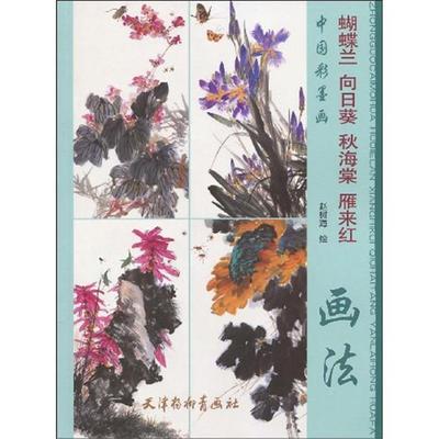 蝴蝶兰 向日葵 秋海棠 雁来红画法-中国彩墨画赵树海绘