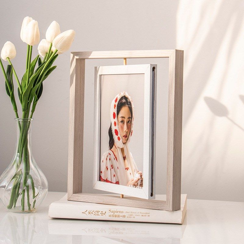 简约洗照b片做成相框6寸8寸a4装饰相册框相架旋转双面相框摆台,家居饰品,相框/画框,淘宝优惠券,粉丝福利购,淘宝优惠卷