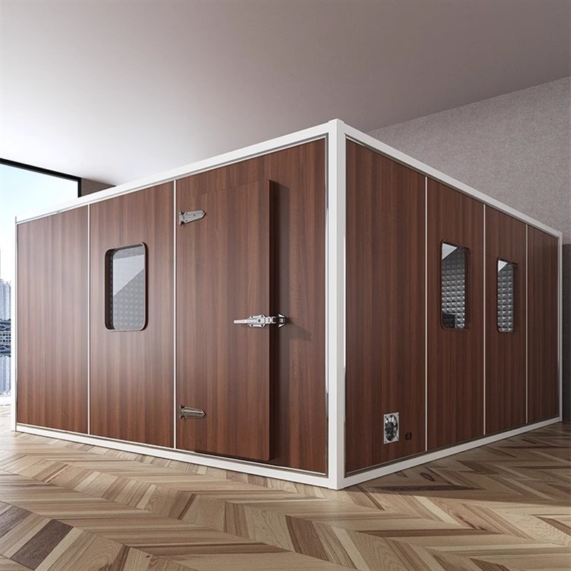 隔音房工厂设备静音仓家用小型移动隔音间直播间工业W录音棚睡眠