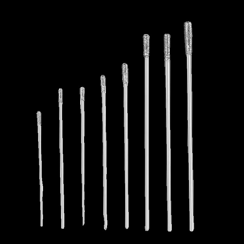 瓷砖空鼓钻头玻化砖地砖打孔针头金C刚砂打孔针1.8mm微创麻花钻头