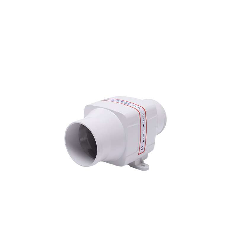 3寸直流电动12V/24V直筒130CFM静音排风机游艇房车厨房机舱排风扇