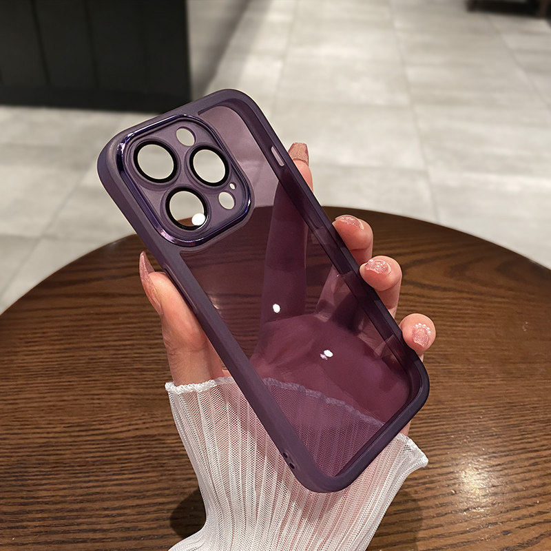 宇桐透紫适用1+turbo6魅眼护镜一加ACE6至尊版手机壳一加ACE3Pro自带镜头膜一加ACE2Pro全包防摔15保护套