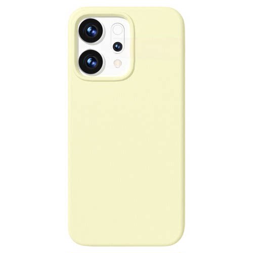 液态硅胶奶黄色宇桐适用OPPO RENO15 PRO手机壳RENO15 保护套全包防摔新款Reno11大孔液态纯色Reno7 Pro简约