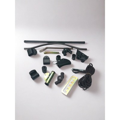 折叠椅靠椅塑料配件靠椅零件扶手锁扣连接扣躺椅配件大全沙滩椅