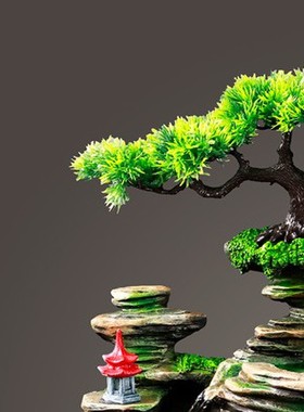 假山循环水客厅乔迁新居办公室装饰造景风水轮流水摆件礼物喷泉