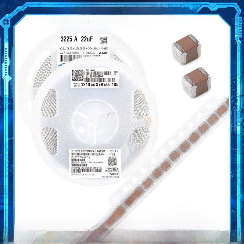 1210/3225贴片电容器1/2.2/3.3/4.7/10/22/33Uf 47Uf 100Uf 220Uf