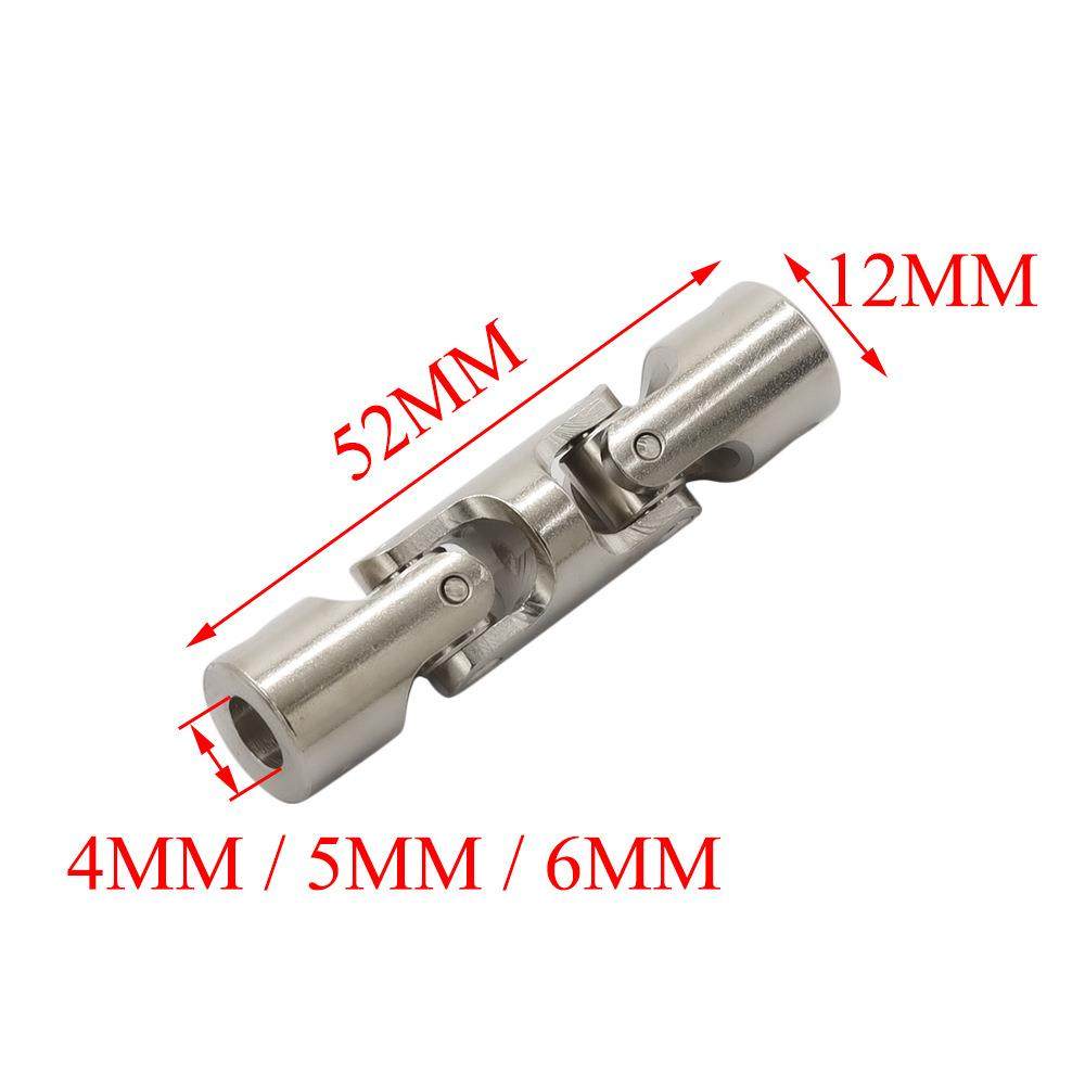 金属三节式万向节联轴器 车船模型连接配件 电机光轴传动万向接头