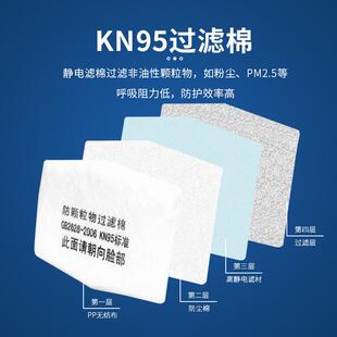 重度粉尘口罩防粉尘防尘防尘肺工业可水洗kn95不勒耳专用猪鼻子