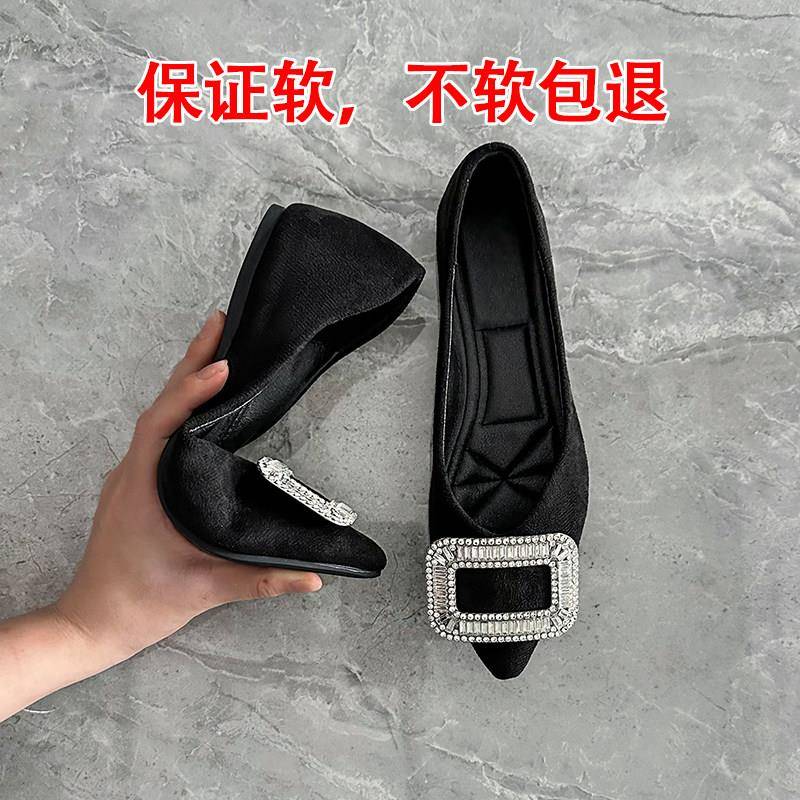 好货黑色细跟高跟鞋女高级感2026新款小香风百搭鞋子尖头单鞋四季