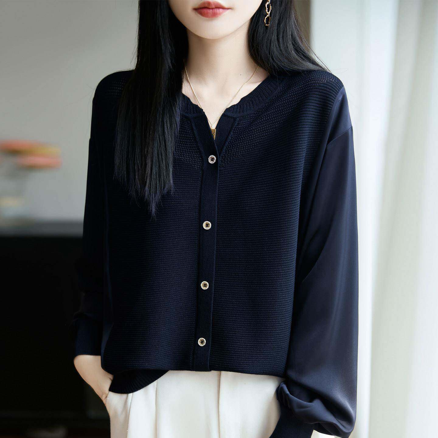 好货胖mm春秋大码女士毛衣宽松遮肚子巨显瘦上衣内搭可外穿针织打
