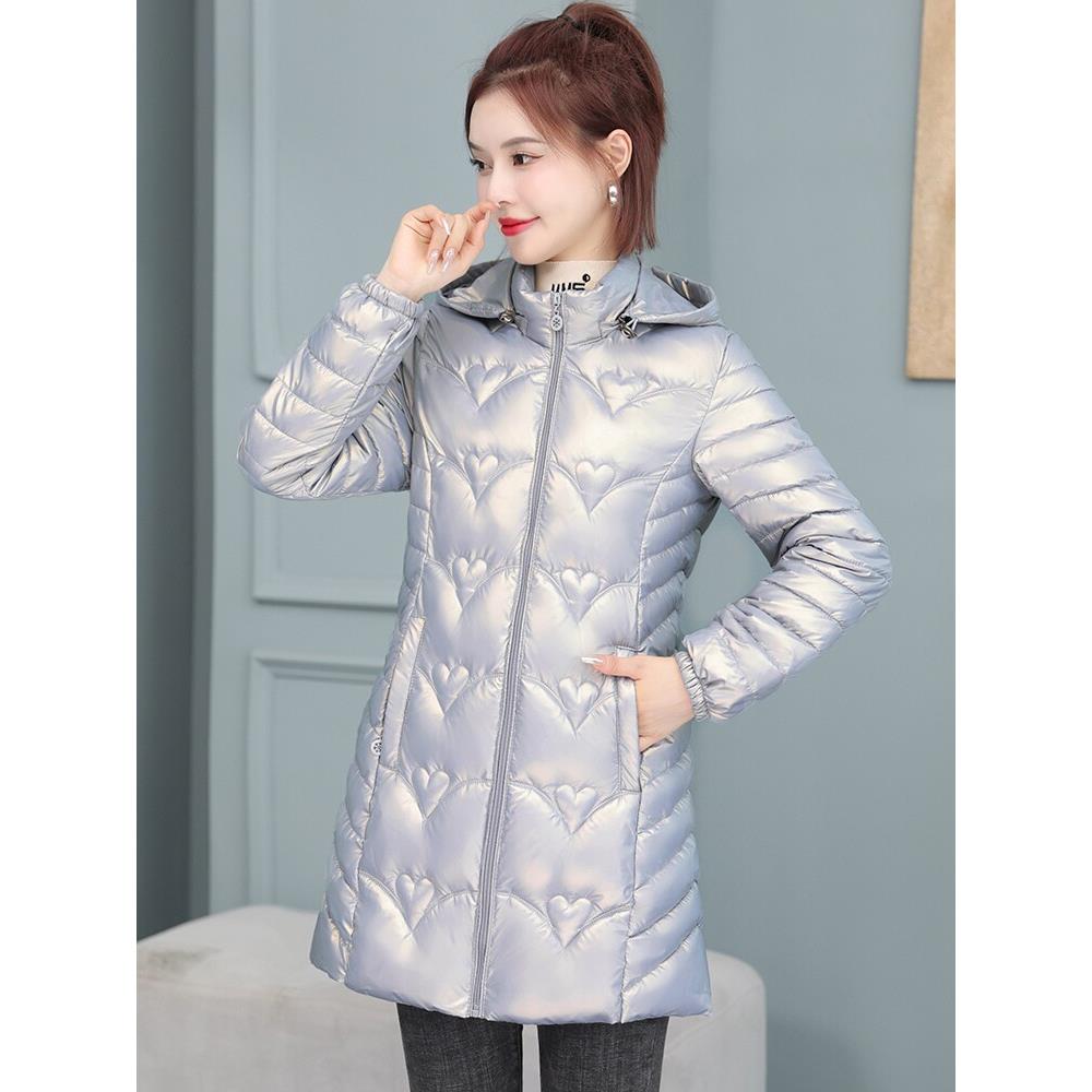 好货棉衣女中长款韩版修身洋气妈妈羽绒棉服时尚气质百搭冬季保暖