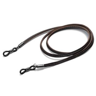 日本眼镜链条挂脖复古羊皮太阳眼睛绳口罩女男挂绳防滑丢墨镜链子