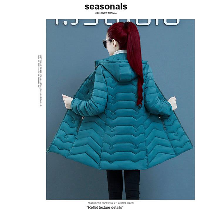 好货棉衣女冬中长款2026反季修身加厚羽绒棉服收腰气质时尚大码棉