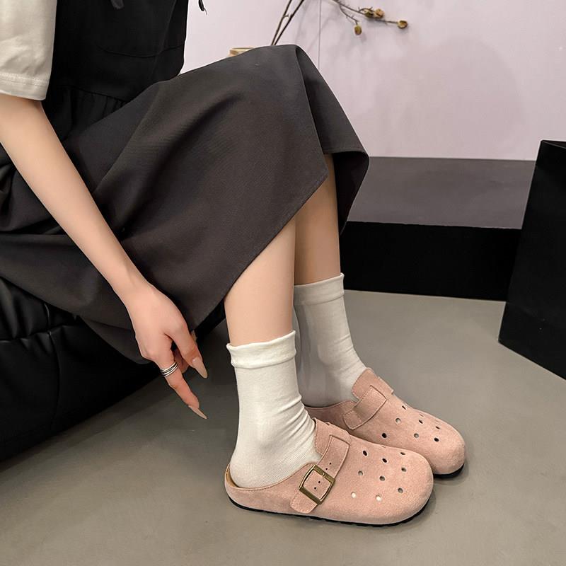 好货10cm高跟靴子瘦瘦靴2026秋冬新款短靴洋气坡跟大码马丁靴女41