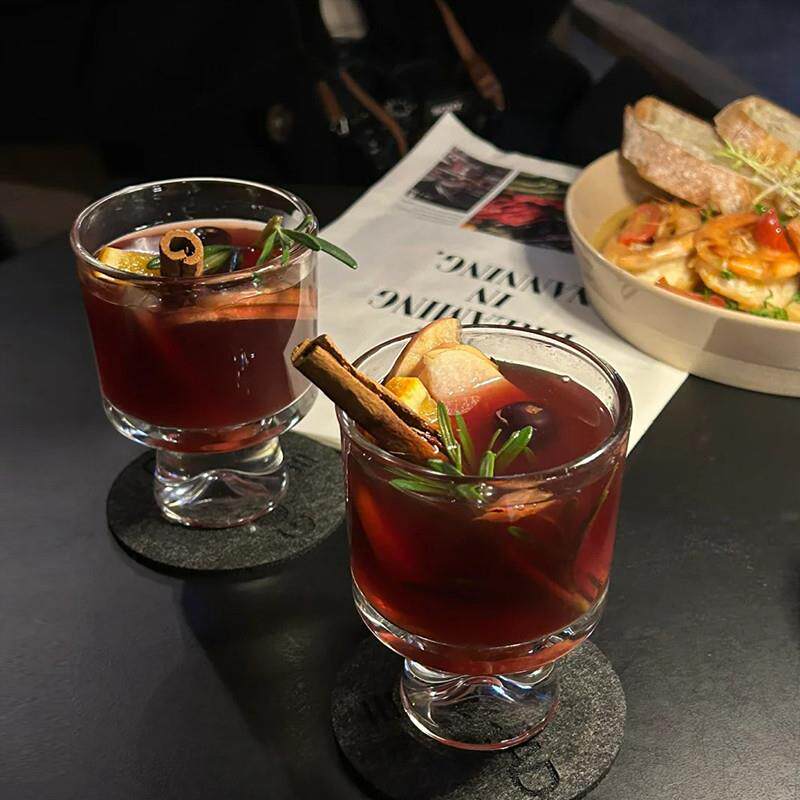 新品热红酒杯圣诞鸡尾酒火
