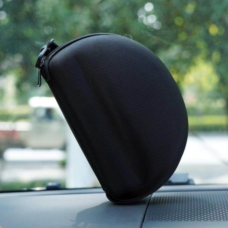 护目镜骑行眼镜盒超大容量抗压眼镜收纳盒大号风镜滑雪镜挂钩拉链