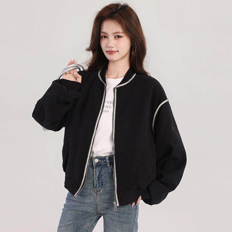 推荐美式棒球服外套女2025