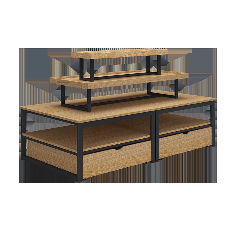 中岛柜展示柜文具店堆头超市货柜母婴店展柜便利店促W销流水台定